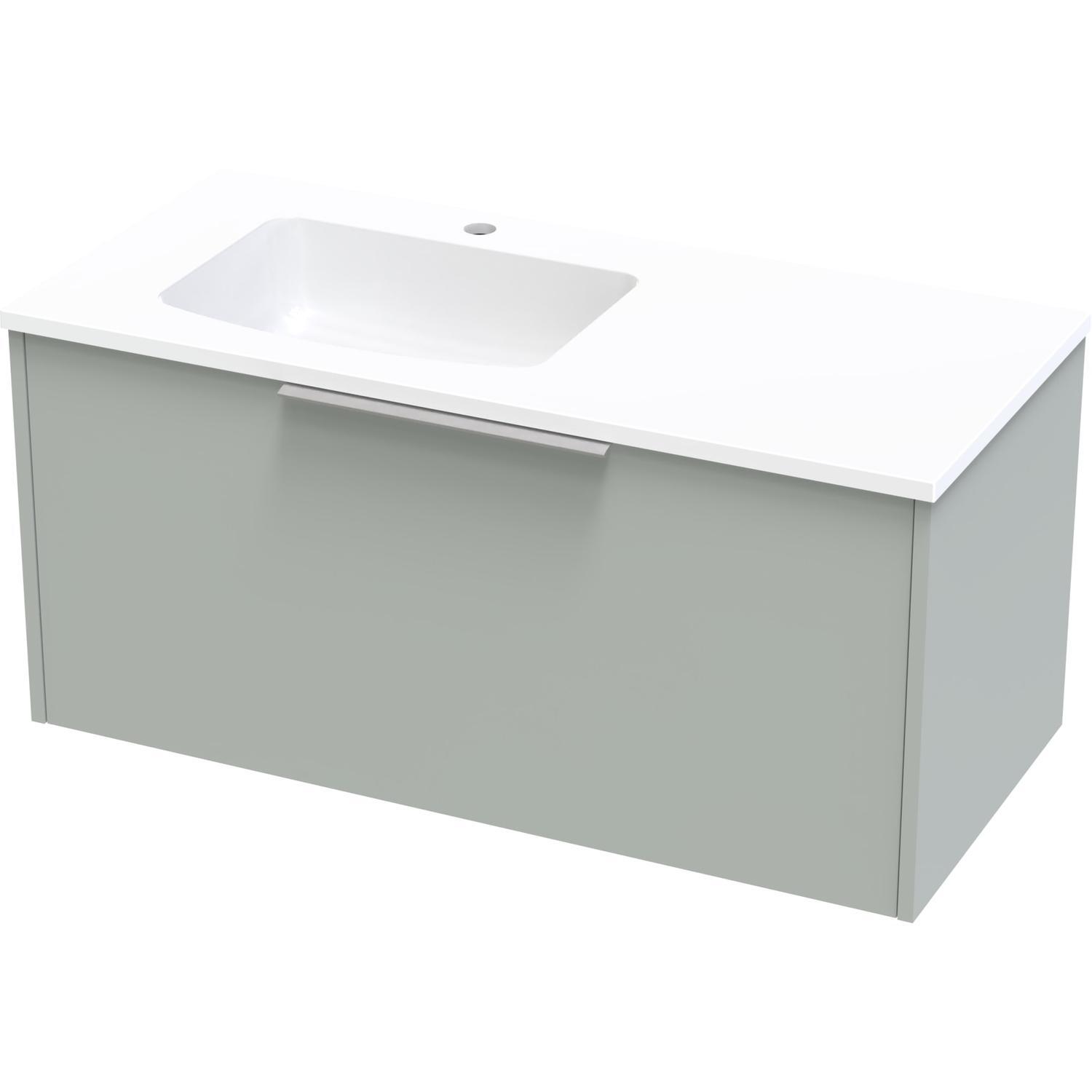 Nikau Grove 1000 Left Hand Bowl Single Drawer Colour