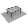 Single Carport L: 5450mm, W:3600mm, H:2100mm Grey Friars