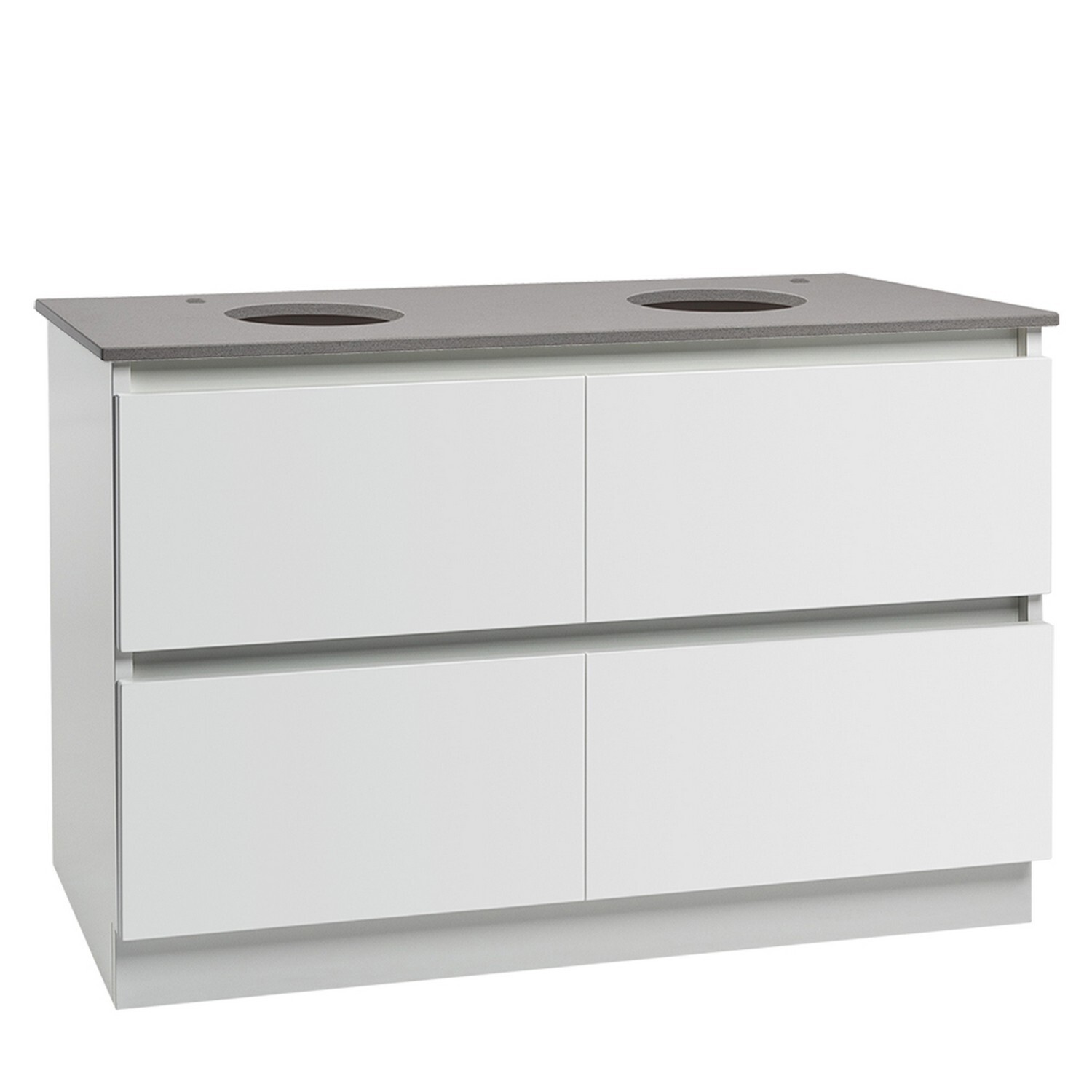 Valencia Floor Standing Double Bowl 4 Drawers