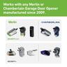 Four Button Visor Remote Control Garage Door Opener  Grey