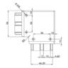 Balustrade Offset Handrail 90° Corner Joiner