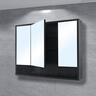 Cinna Mirror Cabinet W:900mm, H:700mm, D:160mm Dark Oak