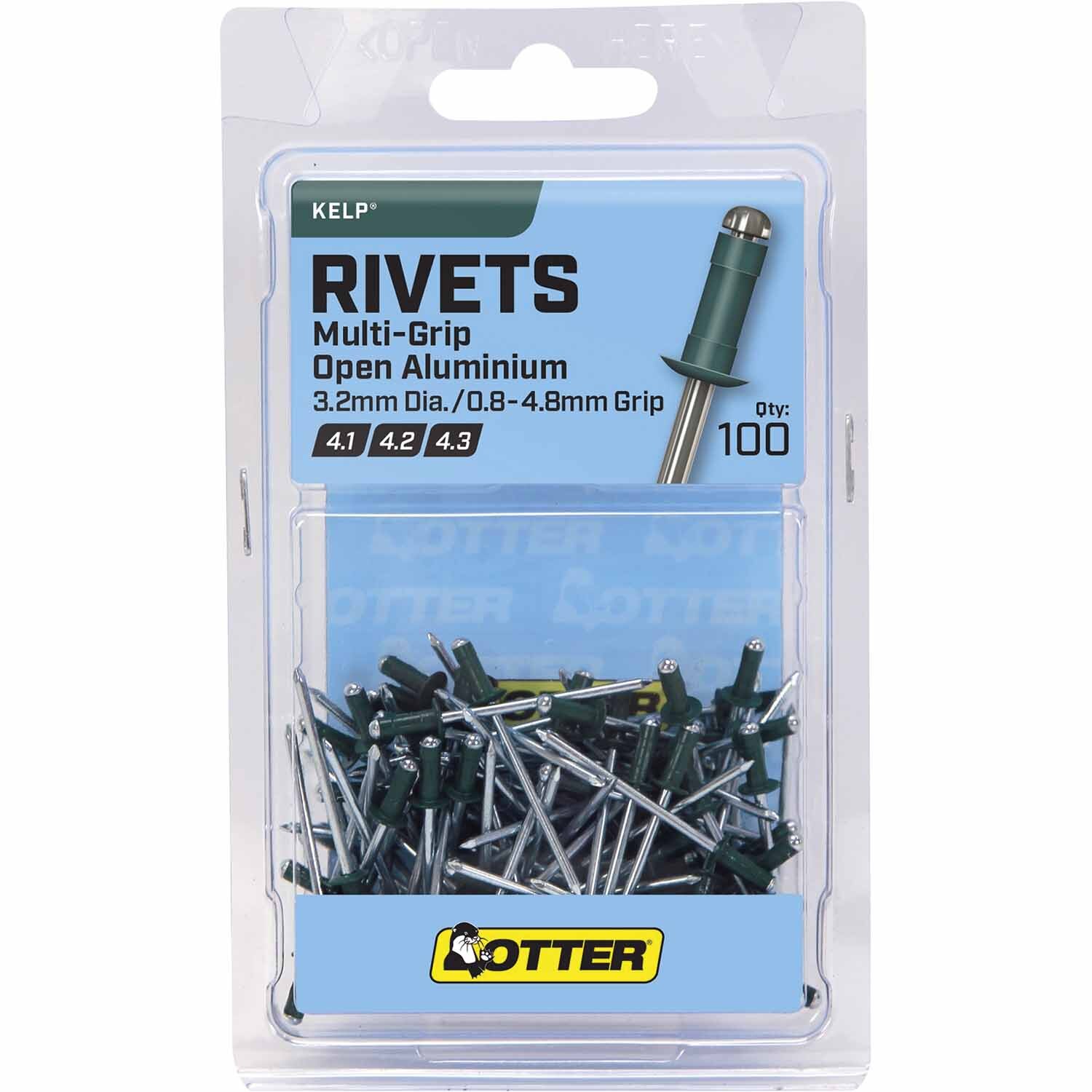 Blind Rivets 3.2 pack of 100