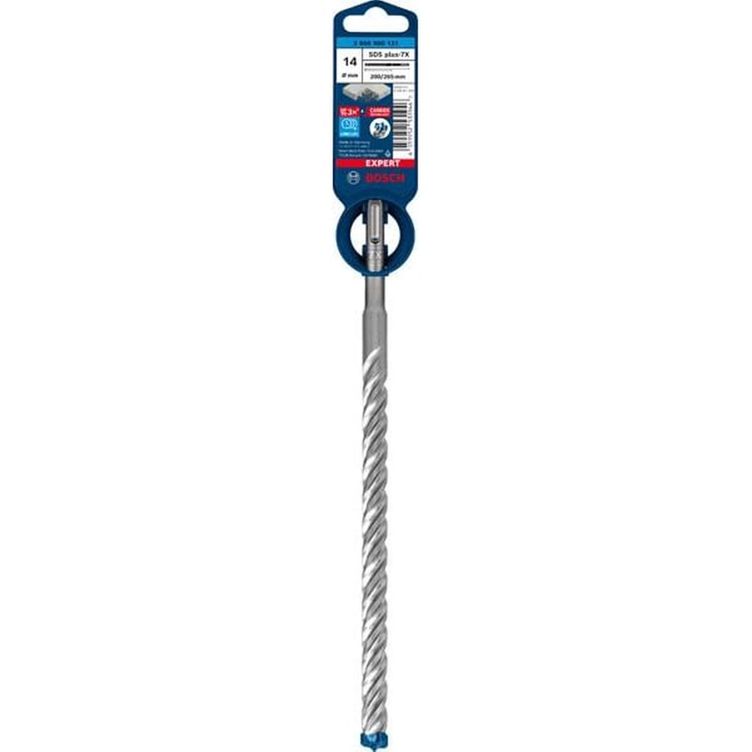 SDS Plus-7x Hammer Drill Bit 14 x 200 x 265mm
