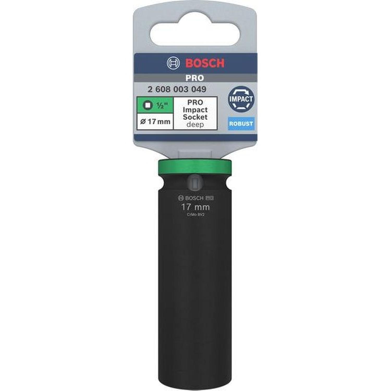Impact Socket  1/2" 17 mm Deep