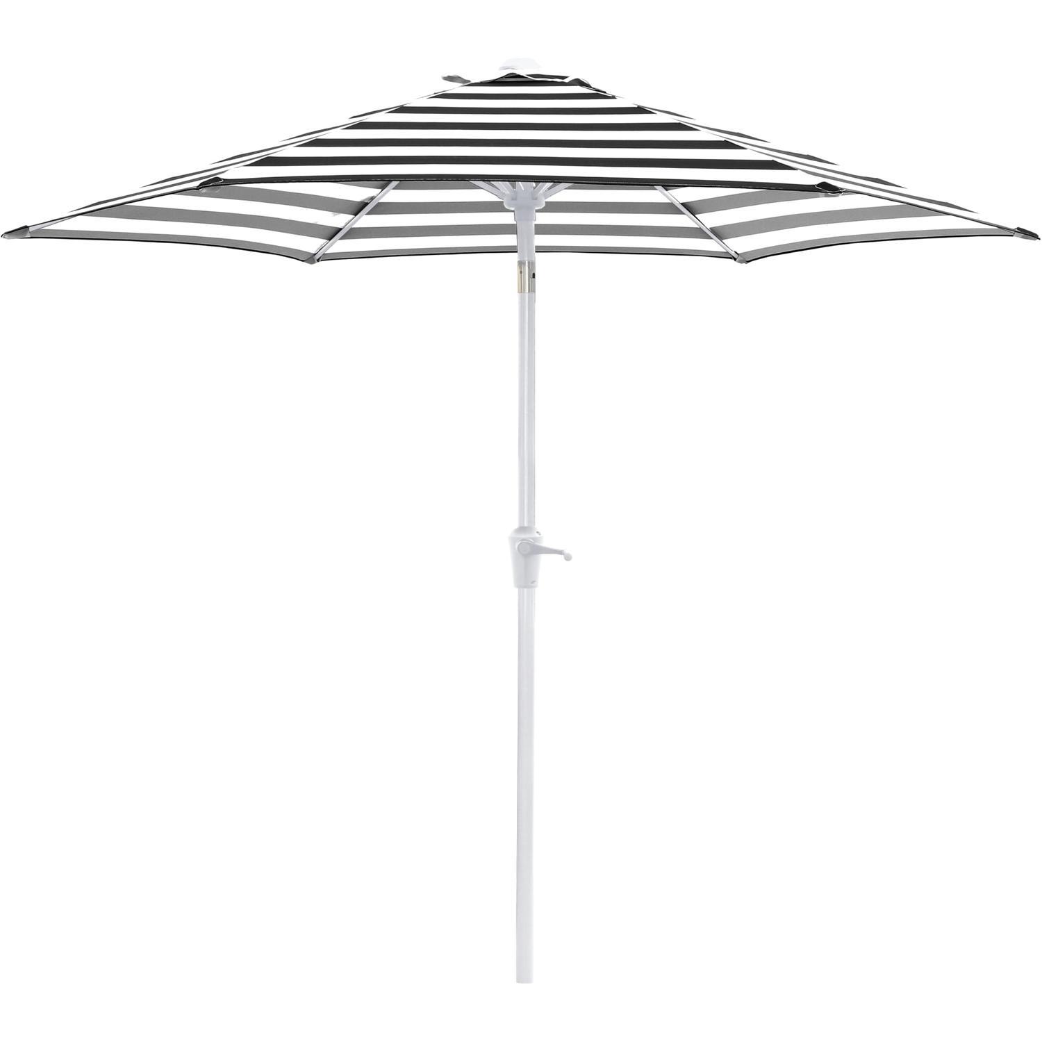 Market Umbrella 2.7m Black Stripe