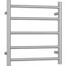 Cinna Heated Towel Rail 5 Bar Brushed Nickel