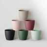 Recycled Plastic Elm Pot 12cm Claret  Claret
