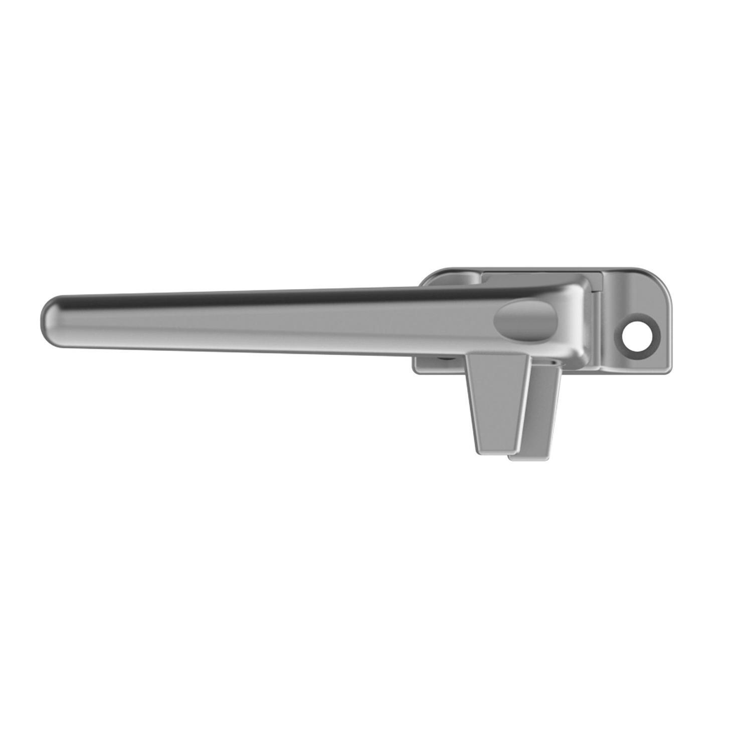 Window Handle Styleline2 Double Tongue Left Hand  Silver Pearl