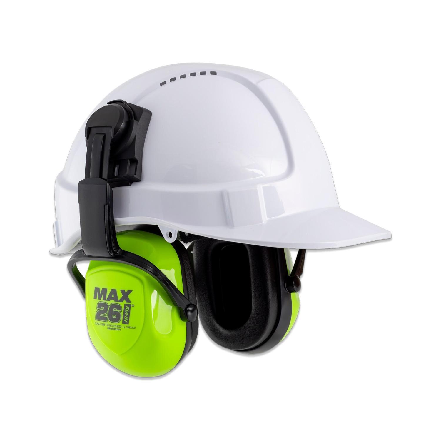 Max26 Cap Attatch Hi Vis Earmuff