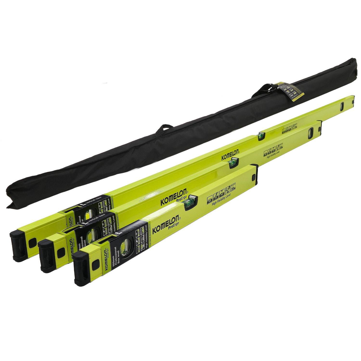 Level 3 pc in Case Combo 600, 1200 and 1800mm Hi Vis