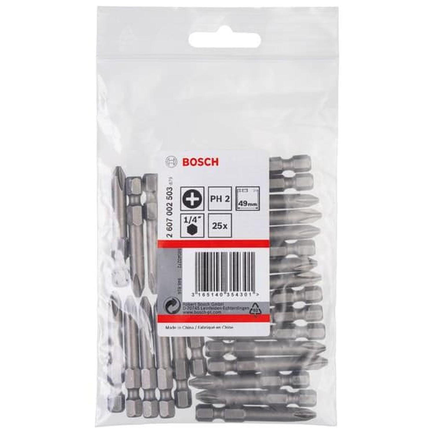 Screw Driver Bit Extra Hard 25PK 49mm