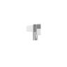 Window Handle Wedgeless High Profile Left Hand  Silver Pearl