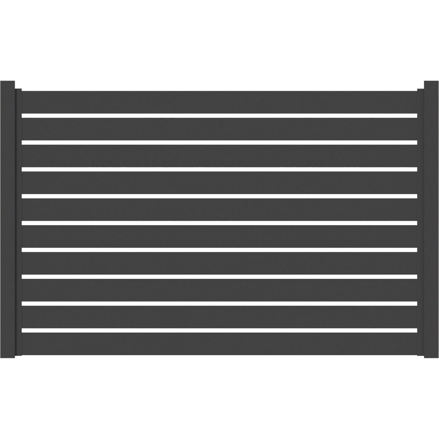VistaWall Horizontal Slat Fence Panel