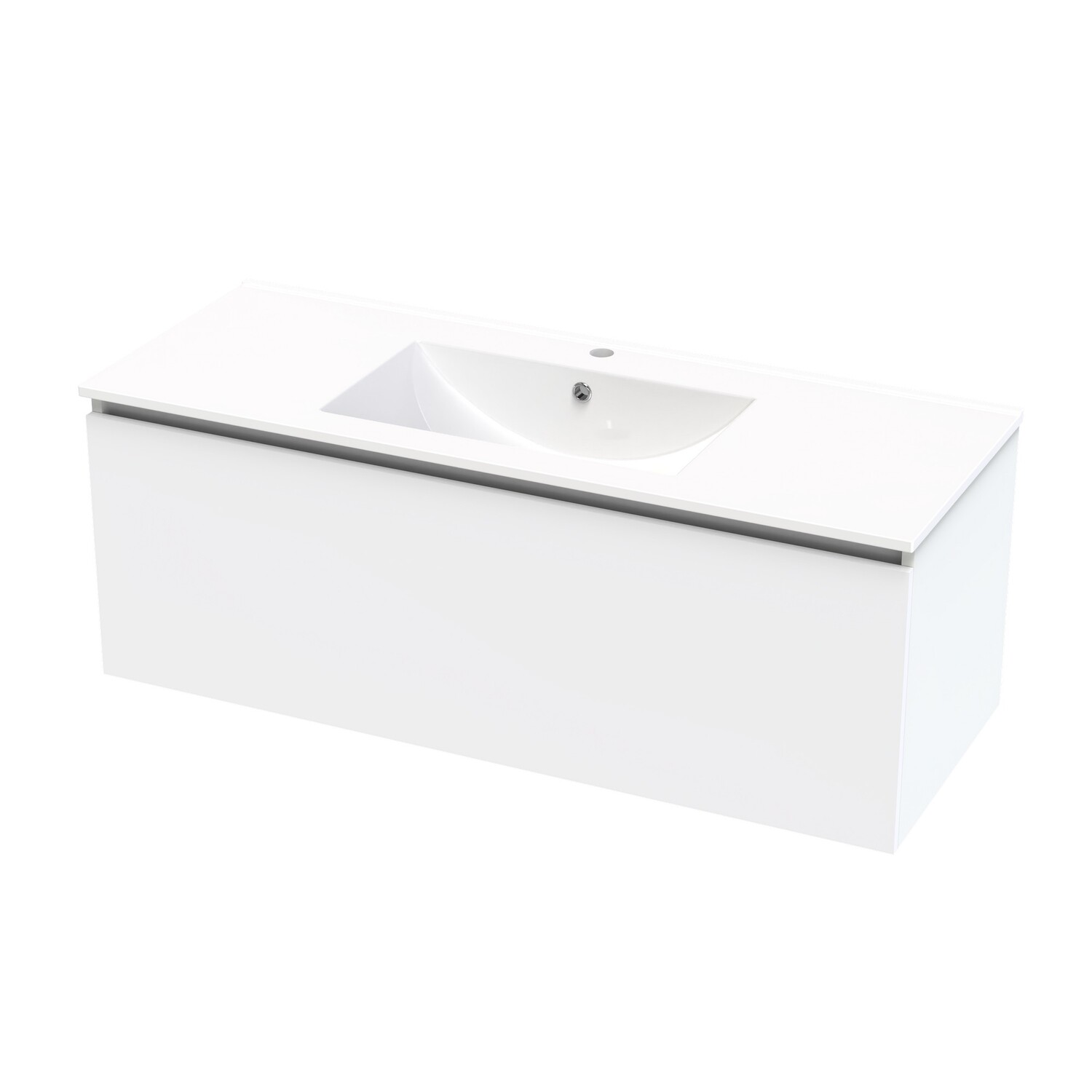 Single Drawer Wall Hung Vanity