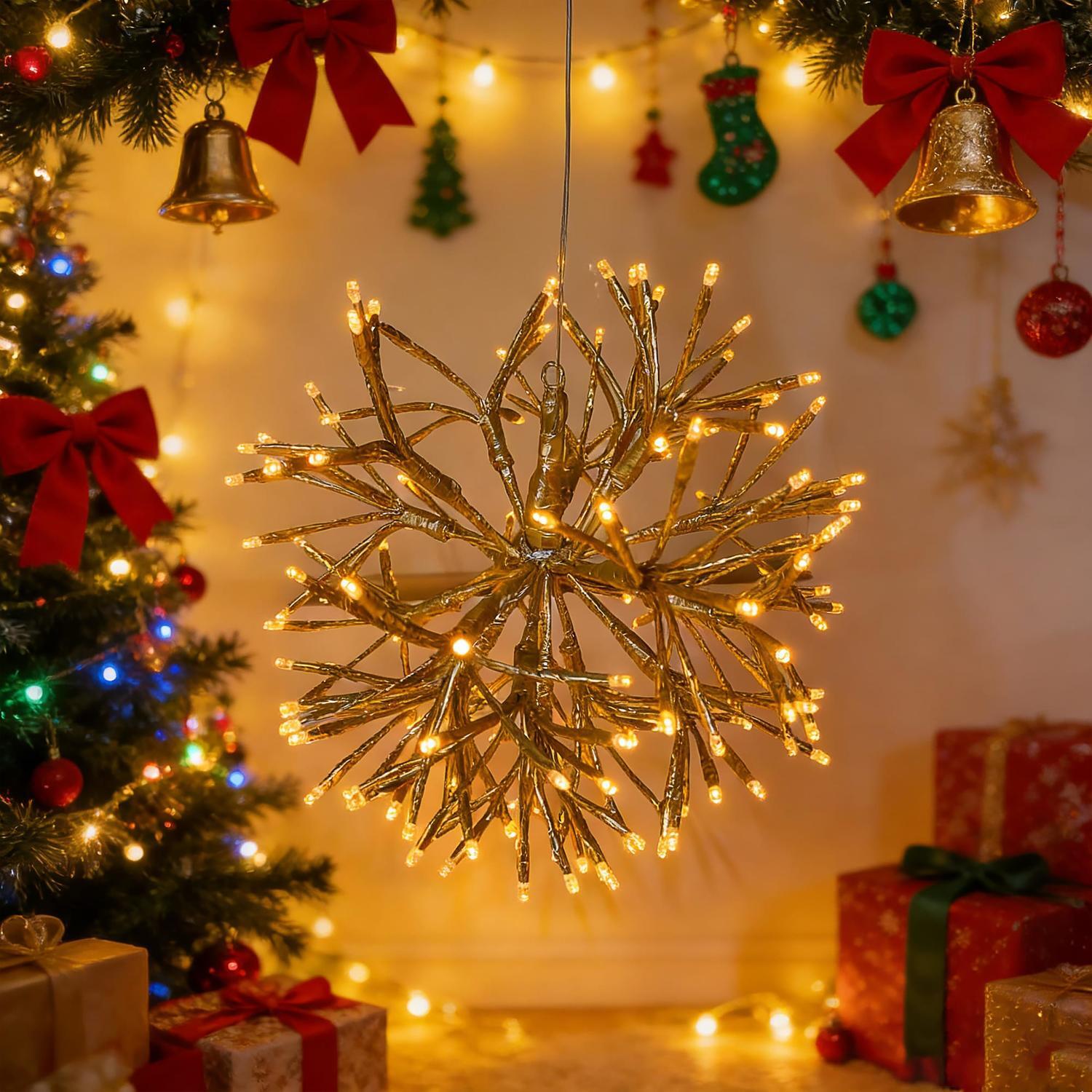 Starburst Sphere Seed Light 30cm Warm White