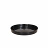 Poli Pot Saucer H: 3cm x Dia: 25cm Black