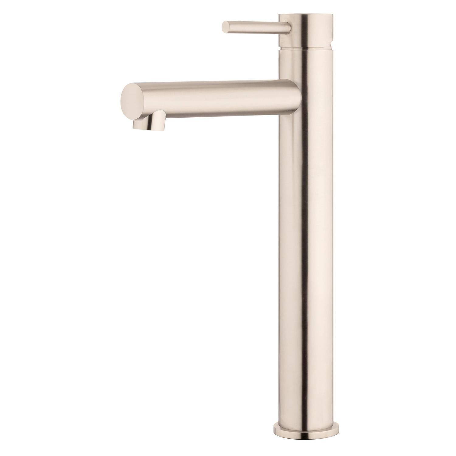 High Rise Tall Basin Mixer  Brushed Stainless 304