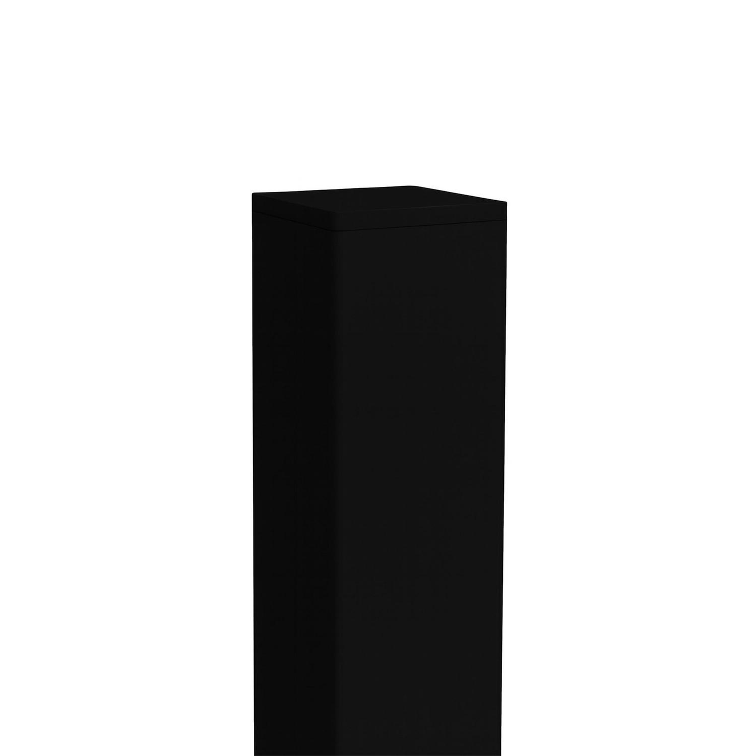 Xpress Fence Plain Aluminium Post  1800 x 50 x 50mm  Satin Black