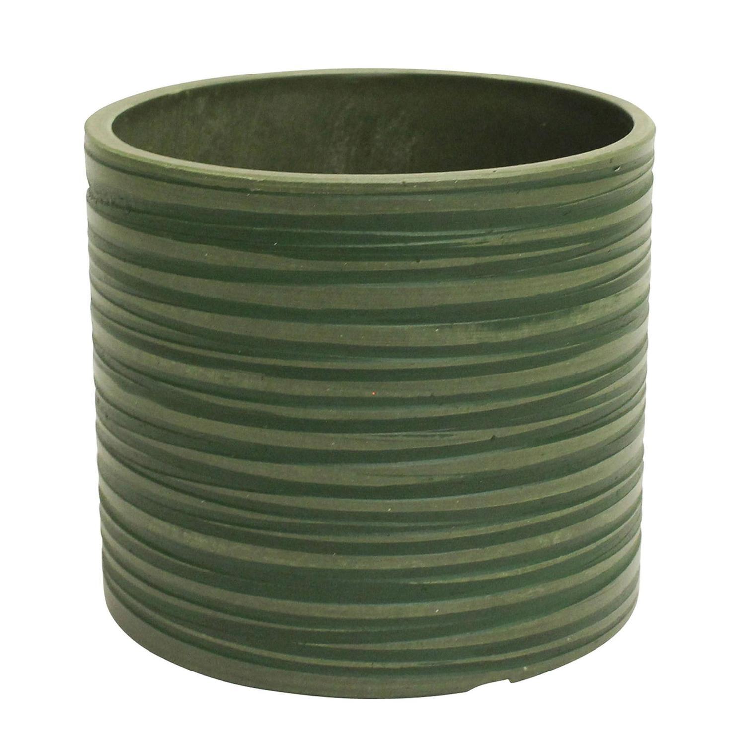 Indoor Stone Pot 20cm Olive