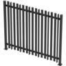 Fence Panel W: 1980mm H: 1800mm Ebony