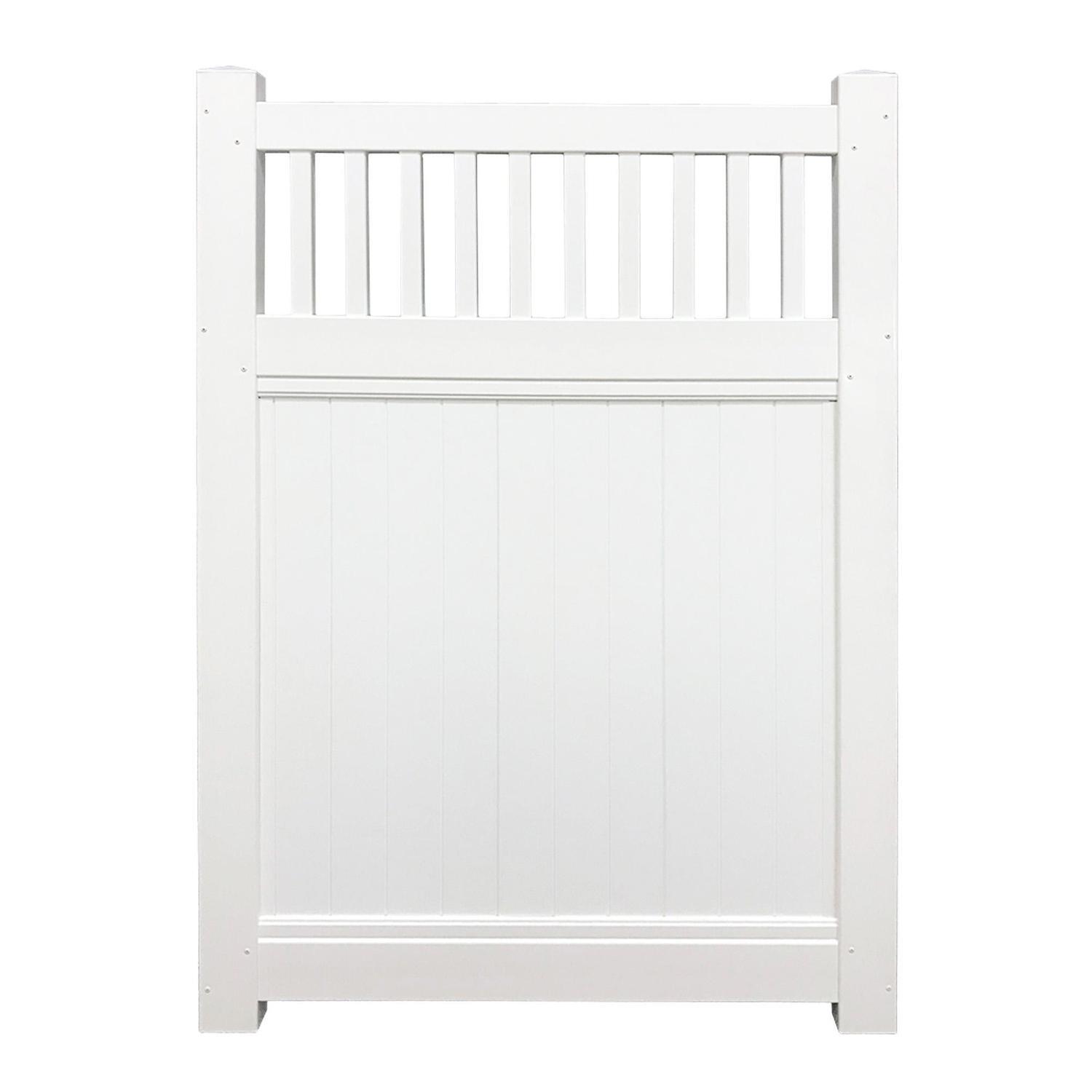 Vinyl Gate H: 1750mm, W: 1200mm, D: 100mm White