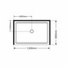 Luxury 2000 Frameless Shower - Alcove Left-Hand Fixed