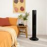 Tower Fan and Heater 107cm/2200 Watt Black