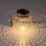 Solar Glass Jar 10.5 x 12 Warm White