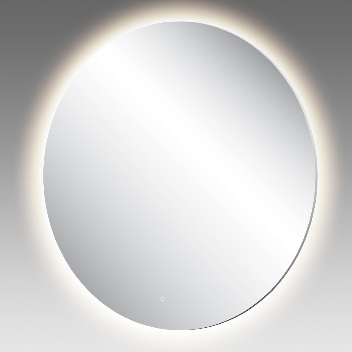 LED Round Backlit Mirror with demister 1200mm