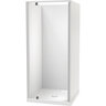 Sierra Square 3 Sided Pivot Door Flat Wall Shower H: 1920mm W: 900mm D: 900mm White