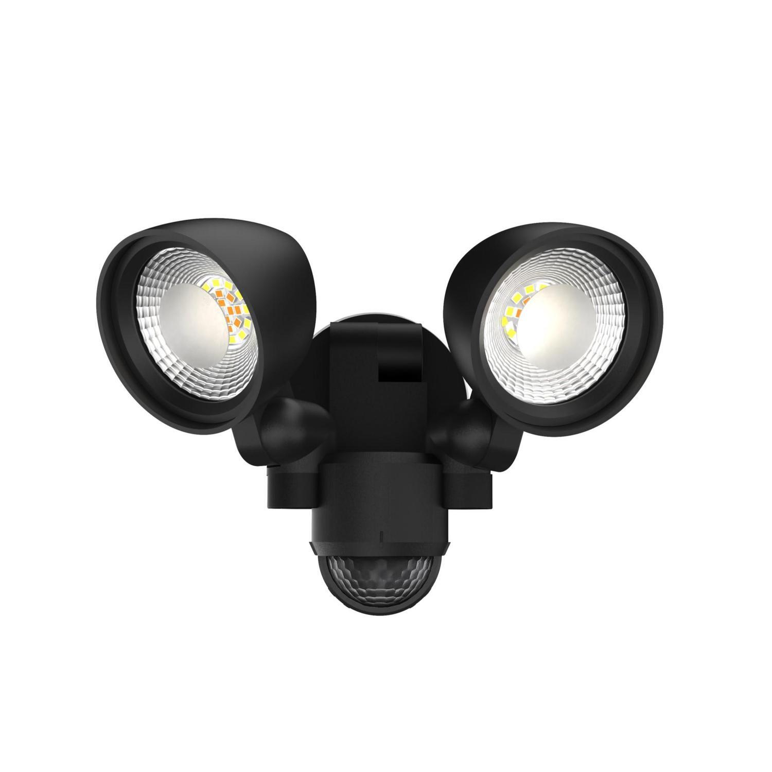 Security Light Power Adjustable Black