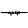 Window Handle High Profile  Right & Left Hand 85mm Black