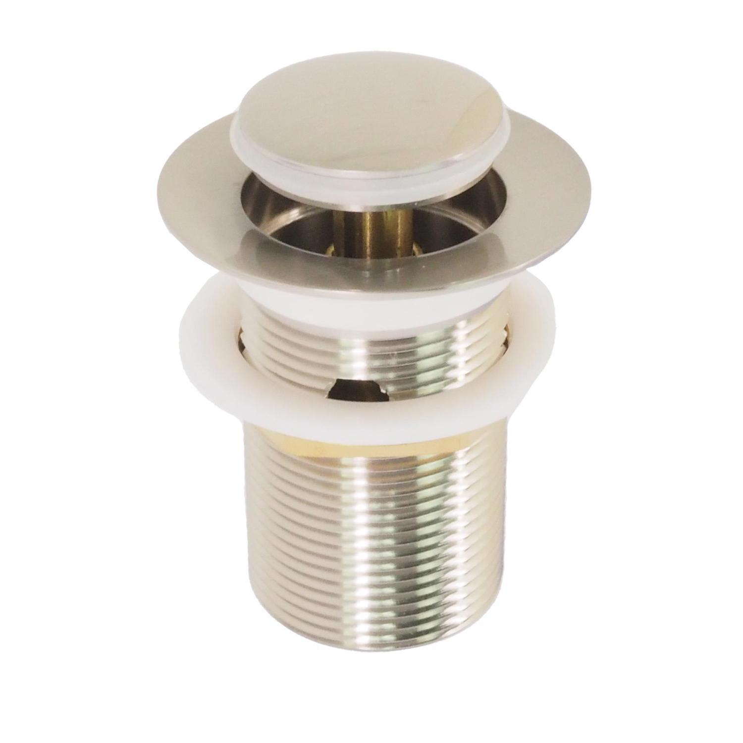 Spring Plug Waste 32mm with Overflow BN Brushed Nickel