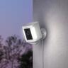 Spotlight Camera Plus Plug In White