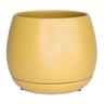 Indoor Addie Pot and Saucer 9cm Mustard