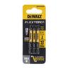 FLEXTORQ H4 Impact Screwdriving Bit 57mm - 3 Pack