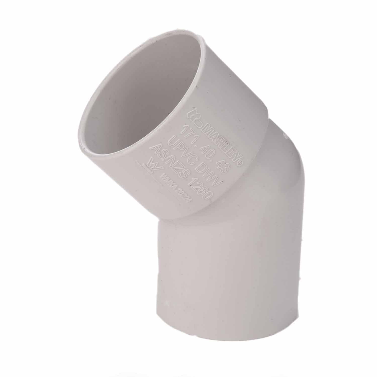 Optim DWV 100mm M&F Spigot Bend 5 Deg