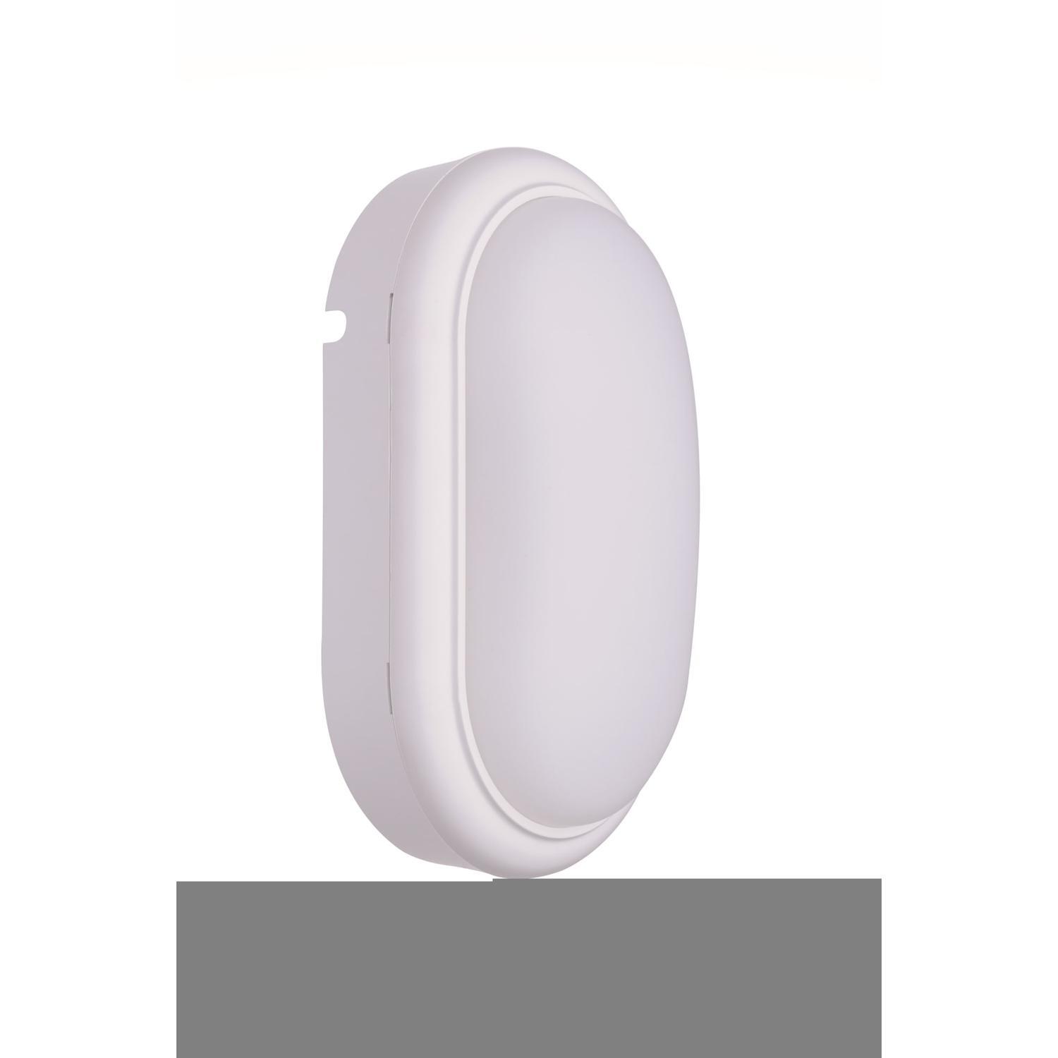 Bulk Head Oval 15 Watts White
