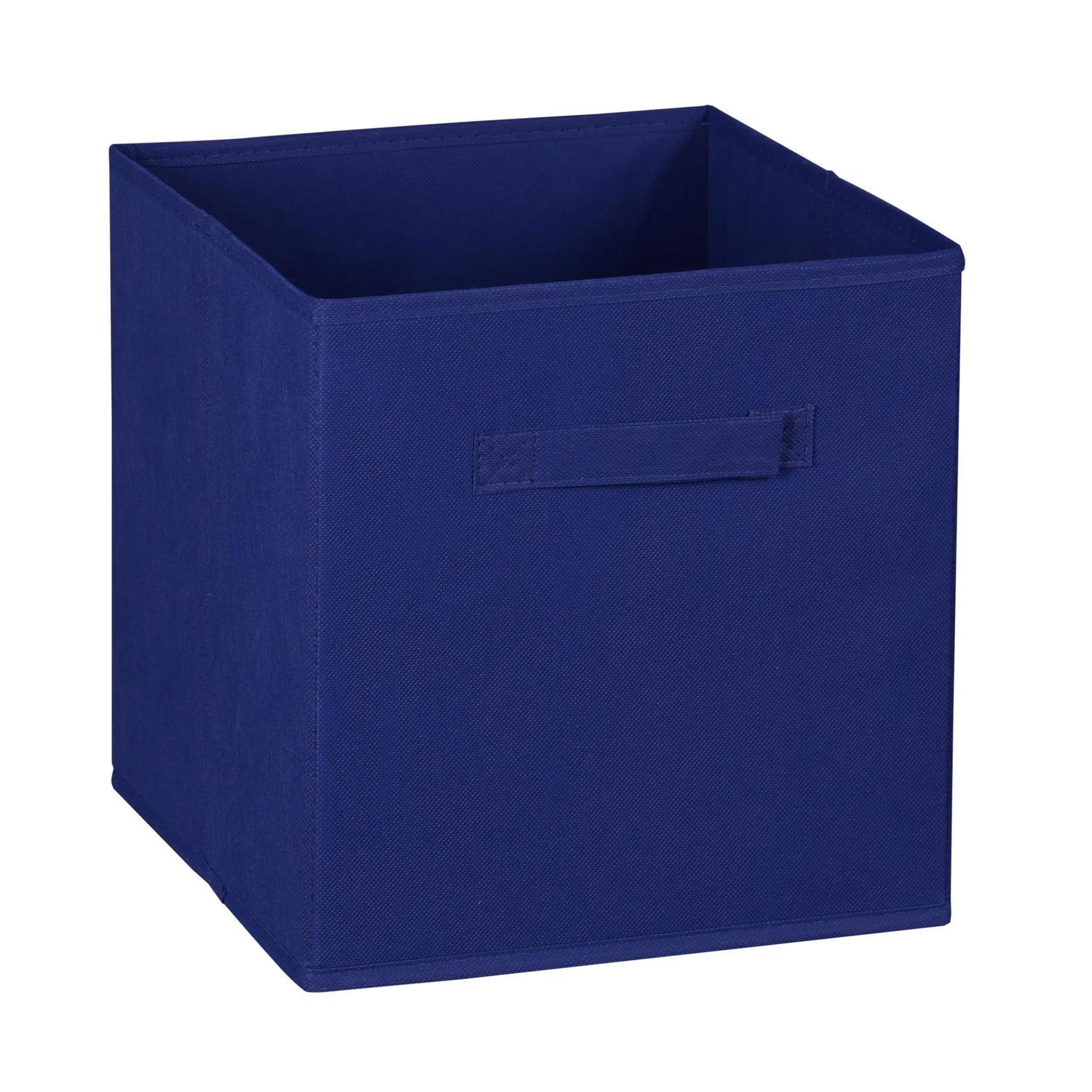 Essence Fabric Cube H: 280 mm, W: 270 mm, D: 270 mm Blue