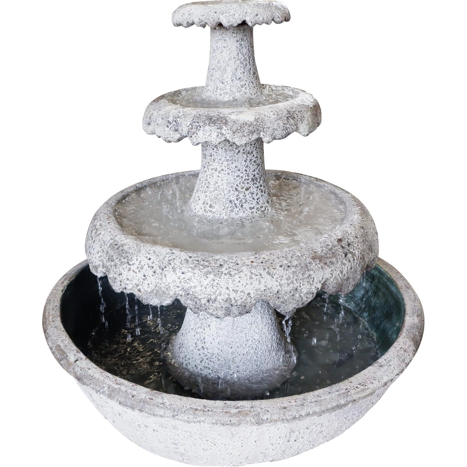 Four Tier Round Water Feature