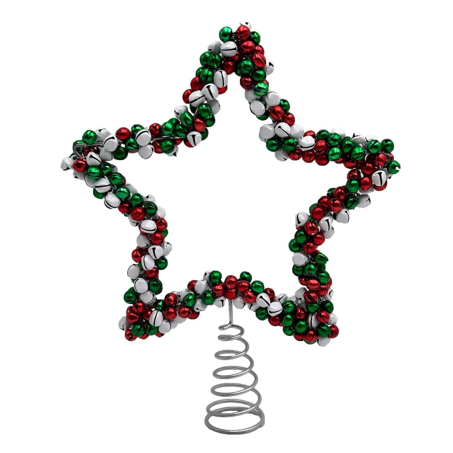 Christmas Tree Topper Bells Red / Green /White