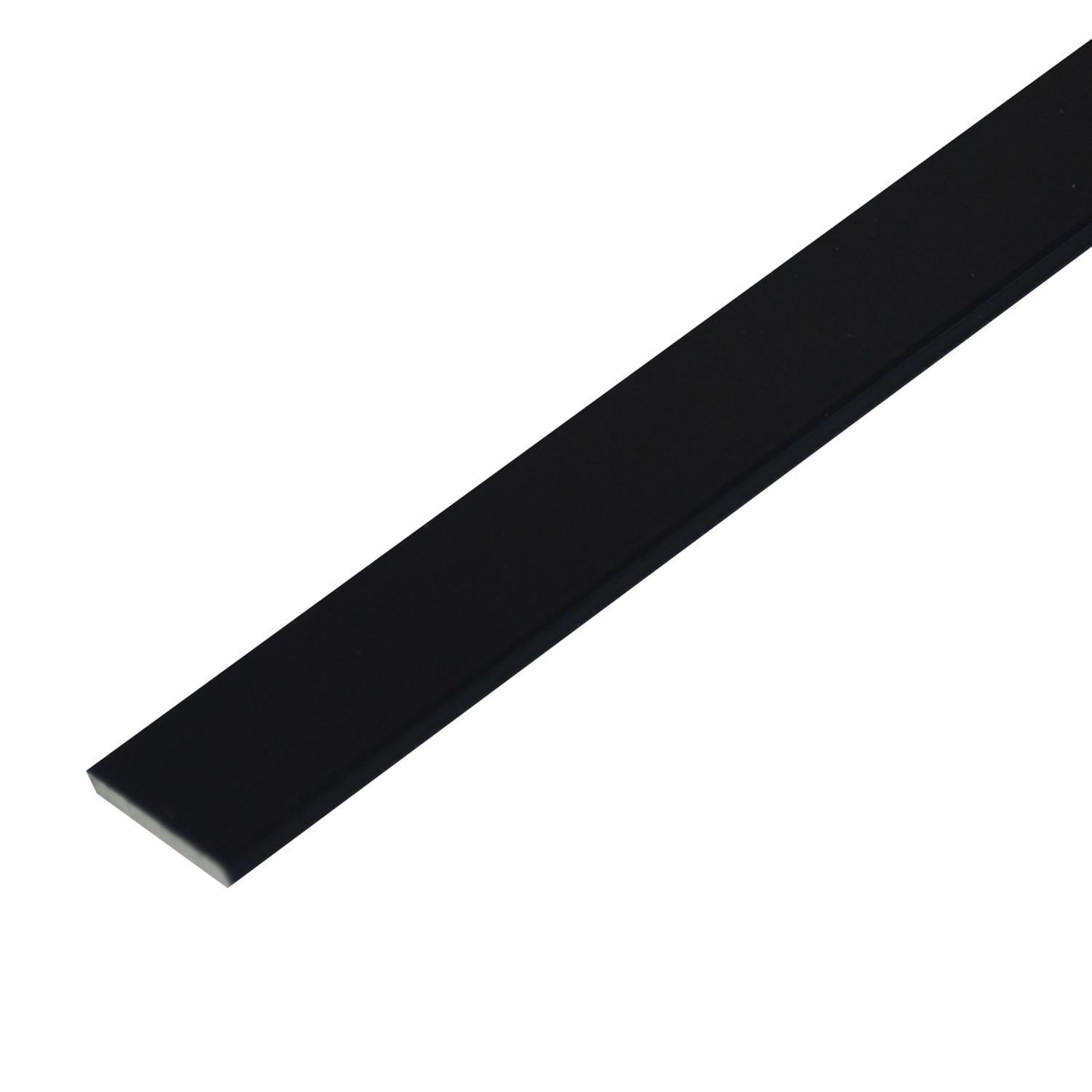 Flat Bar 20 x 3xmm x 1m Black Aluminium