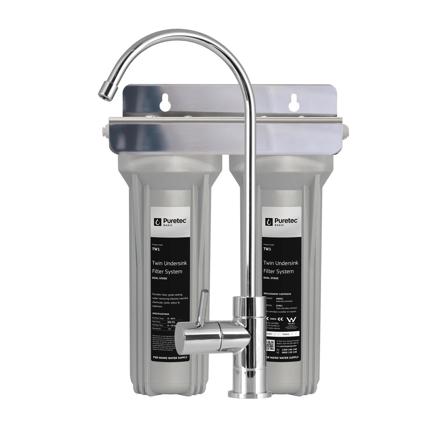 Dual TW1 Water Filter Kit  Chrome
