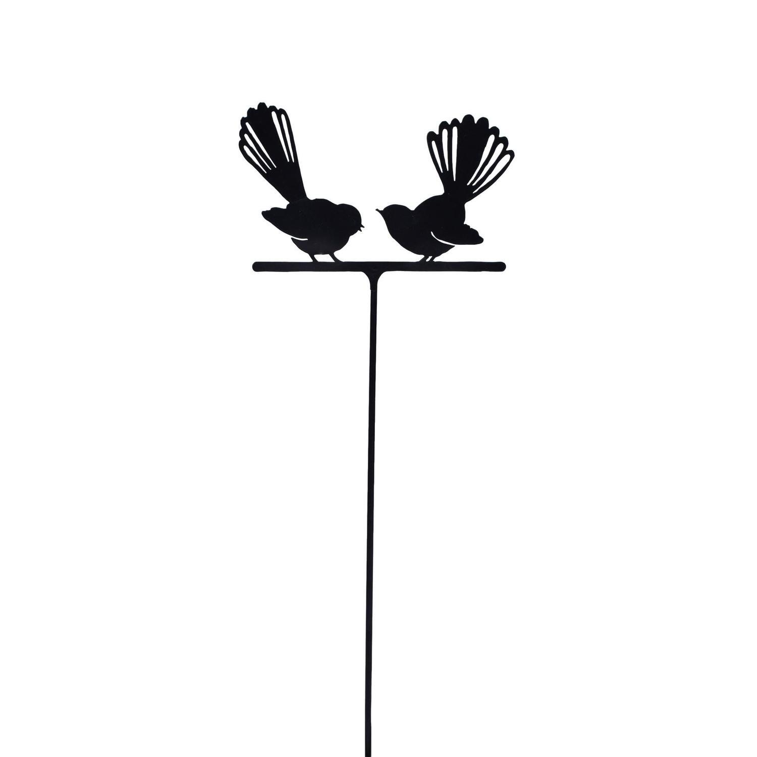 Kiwiana Metal Fantail Pair Stake 55cm