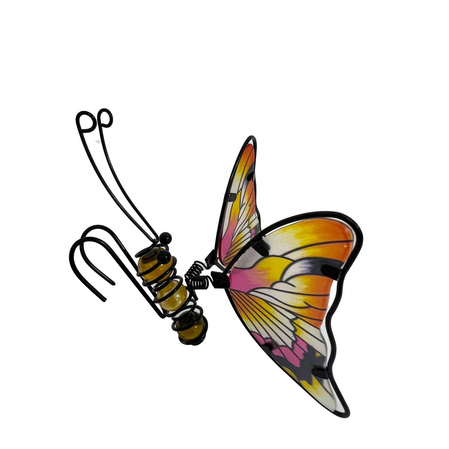 Butterfly Pot Hanger  Orange