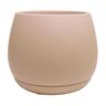Indoor Addie Pot and Saucer 16cm Blush