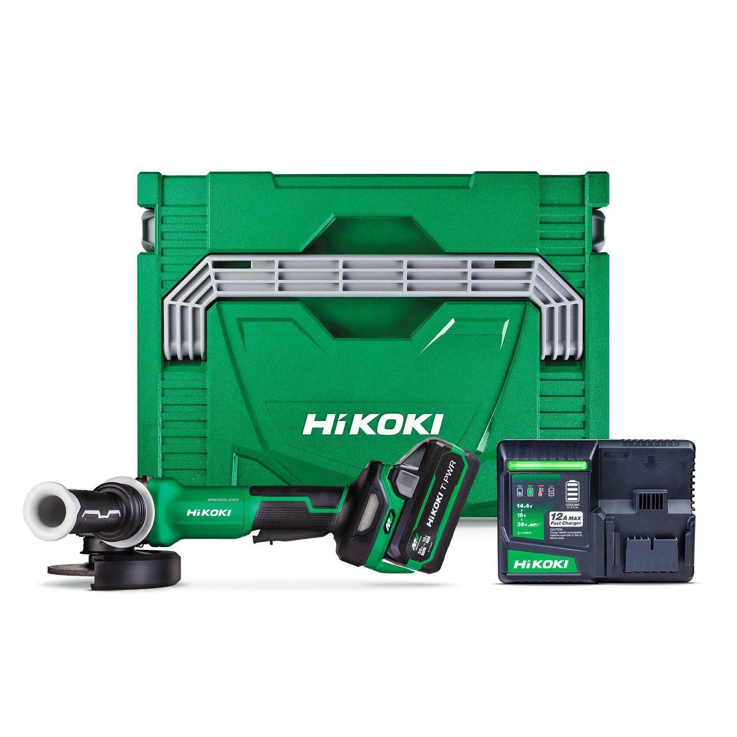 36V 125mm High Powered Angle Grinder Kit