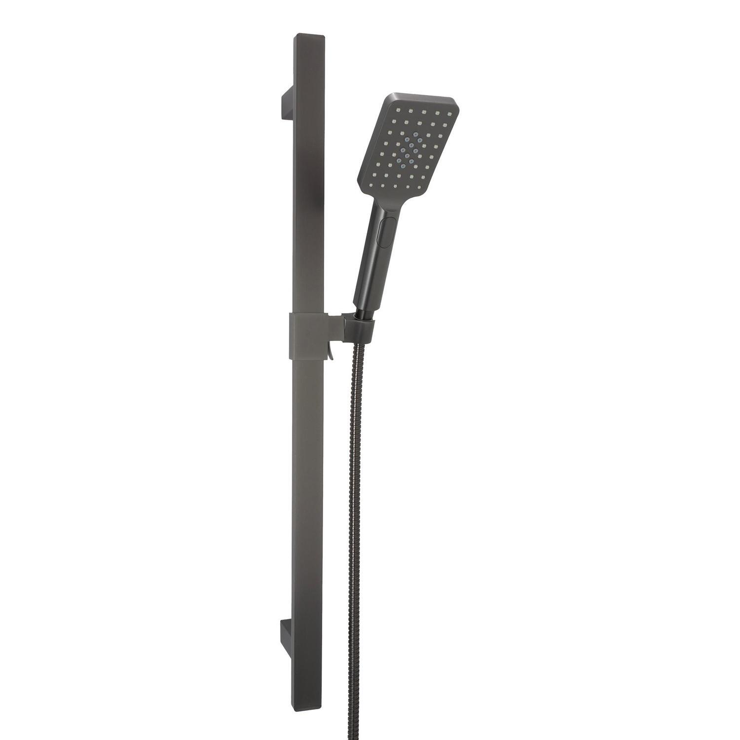 Multifunction Shower Rail  Gun Metal