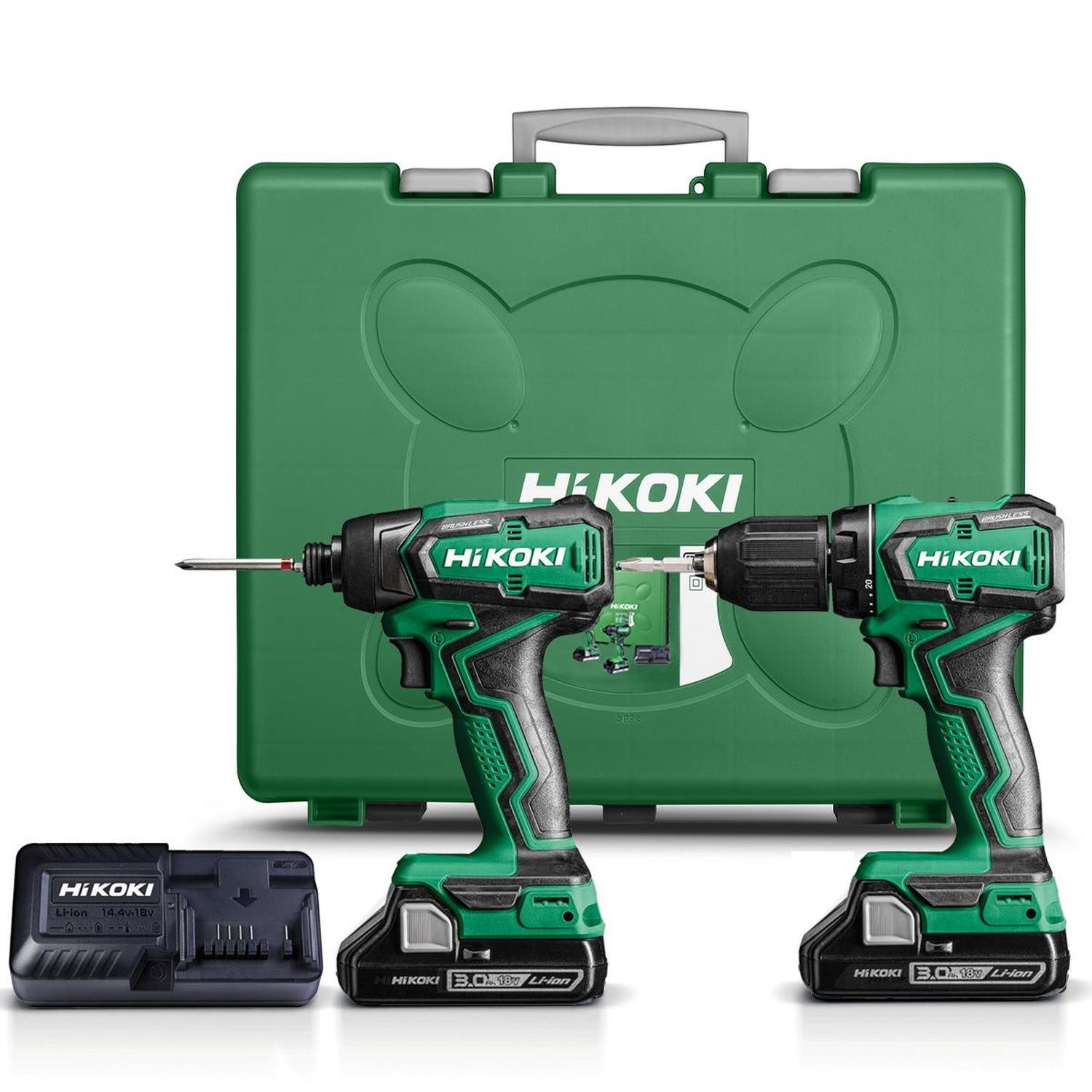 Brushless Compact Driver Drill & Impact Driver Kit